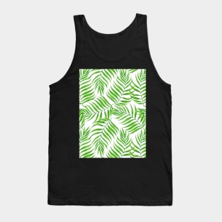 Palm leaves watercolor Tank Top